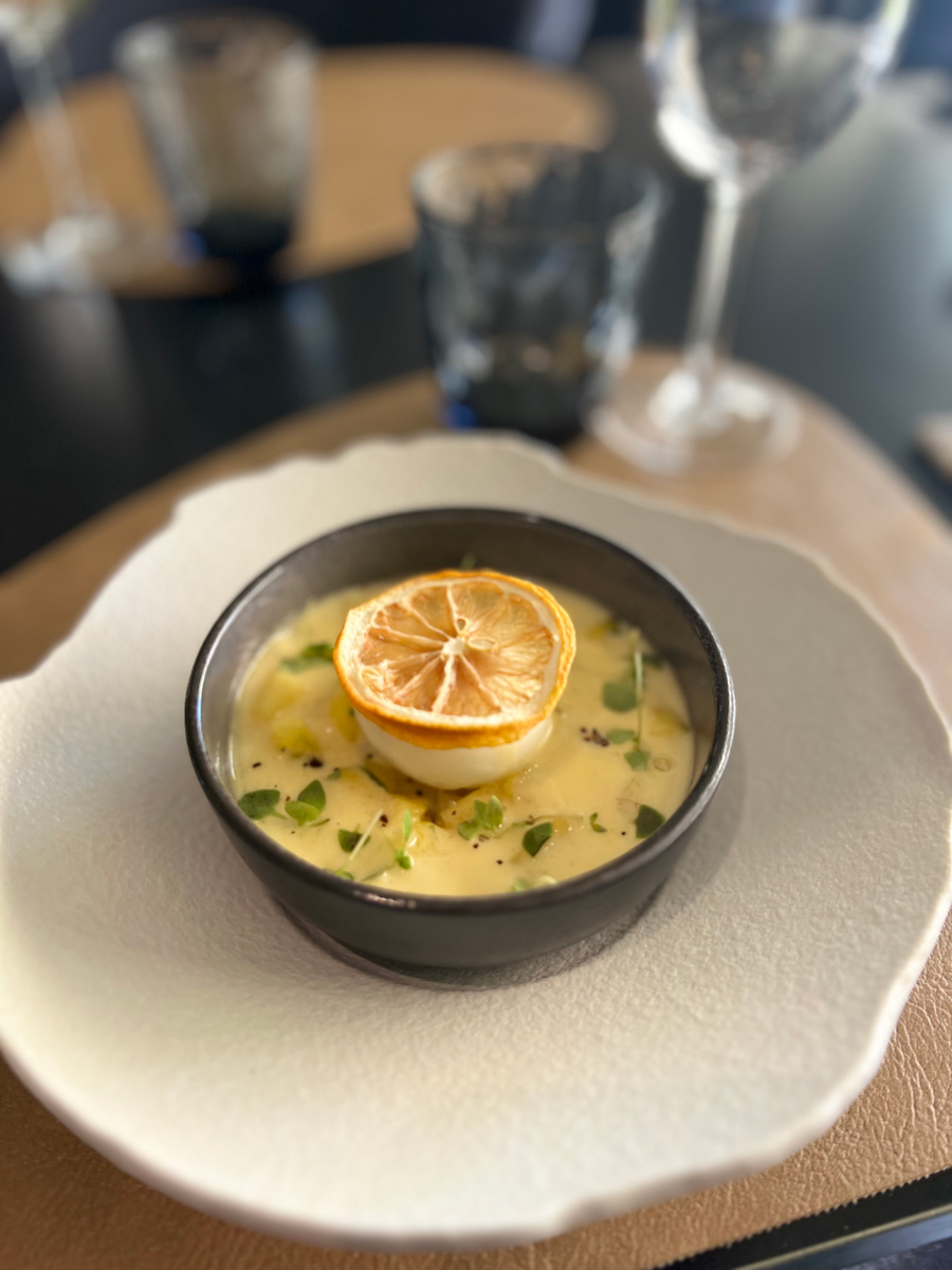 Nouvelle entrée : œuf parfait au citron